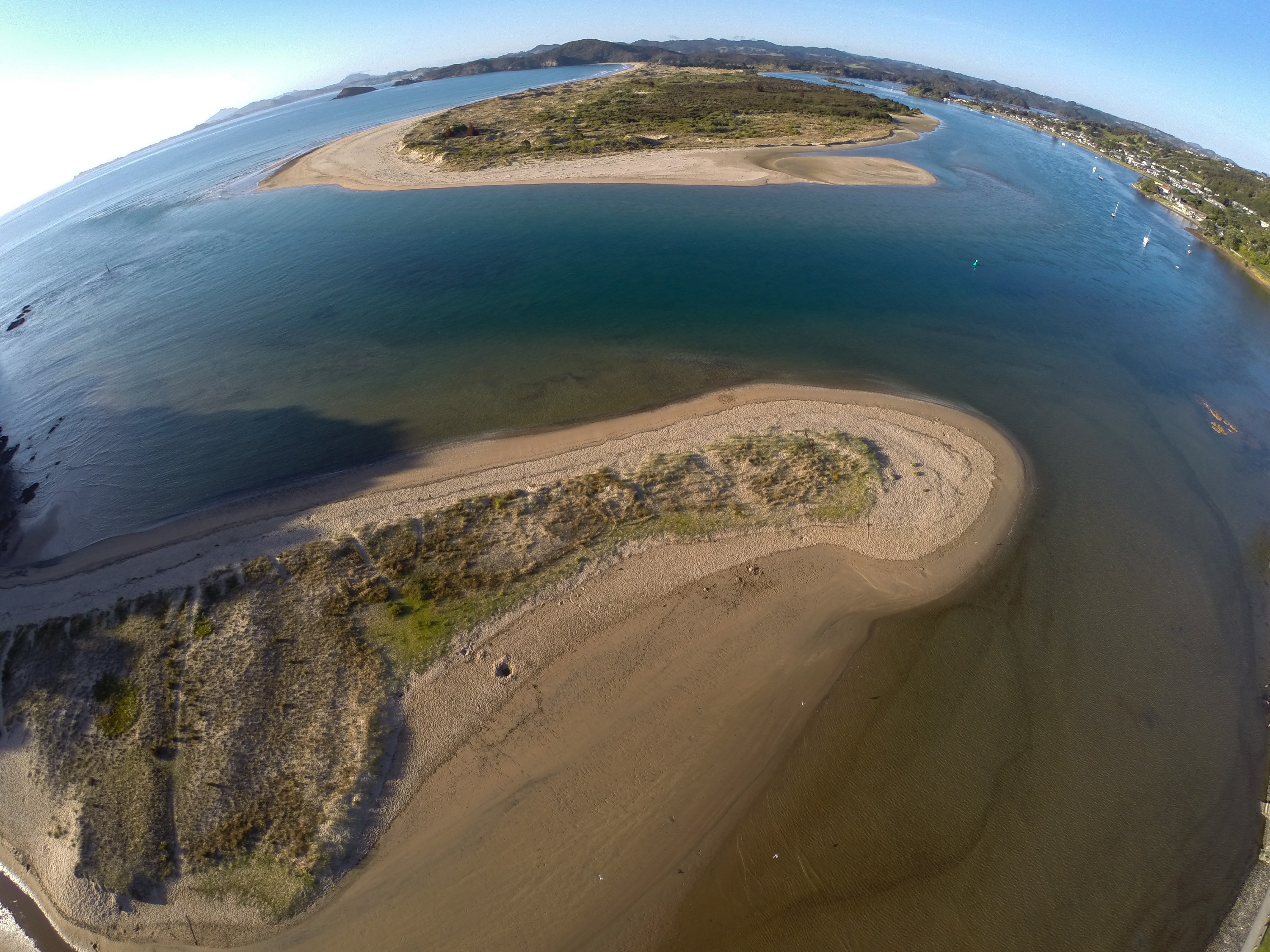 G0012799 – Ngunguru, crispin, drone, in the sky, northland, sand spit, sandspit, tutukaka, tutukaka coast, JAN17